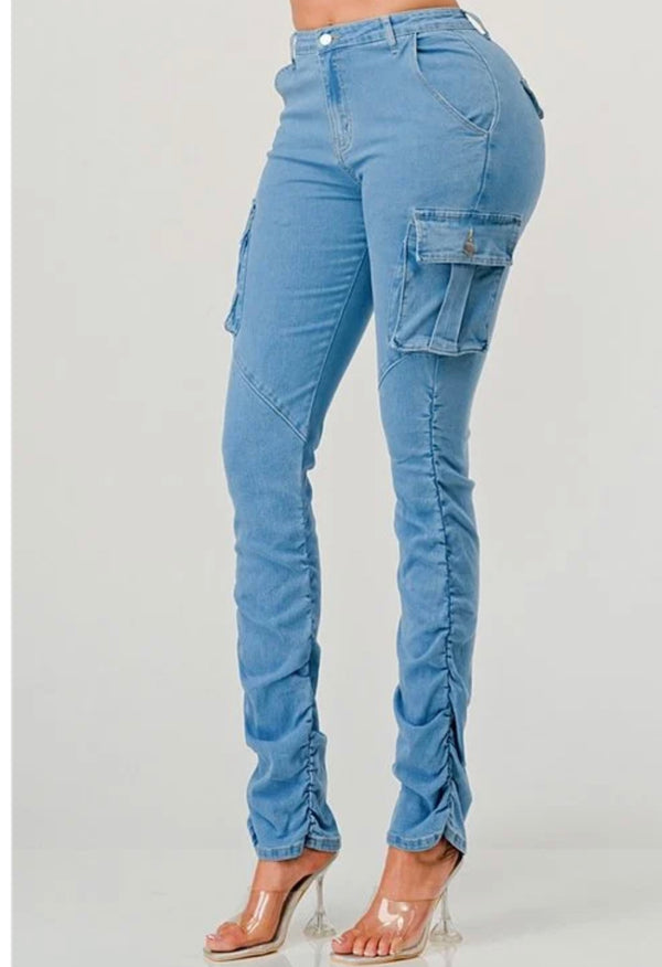 Jagging Fit Cargo (Stretchy)